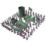 Maxbell 100pcs/Lot Army Combat Game Toys Soldier Set 4cm