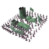 Maxbell 100pcs/Lot Army Combat Game Toys Soldier Set 4cm