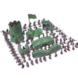 Maxbell 100pcs/Lot Army Combat Game Toys Soldier Set 4cm