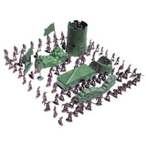 Maxbell 100pcs/Lot Army Combat Game Toys Soldier Set 4cm