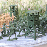 Maxbell 122pcs/Lot Army Combat Game Toys Soldier Set 6cm