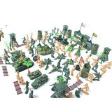 Maxbell 122pcs/Lot Army Combat Game Toys Soldier Set 6cm