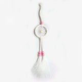 Maxbell White Dream Catcher With Feathers Charm Pendant Home Car Hanging Decor
