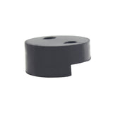 Maxbell Black Round Rubber Violin Mute Silencer Accessory
