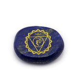 Maxbell 7pcs Engraved Reiki Energy Crystal Palm Stones