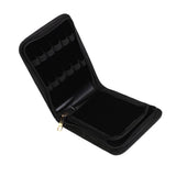Maxbell Black Leather Pen Pocket Protector Storage Holder Bag Pen Cases for 12 Pens
