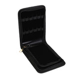 Maxbell Black Leather Pen Pocket Protector Storage Holder Bag Pen Cases for 12 Pens