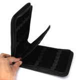 Maxbell Black Leather Pen Pocket Protector Storage Holder Bag Pen Cases for 12 Pens