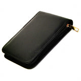 Maxbell Black Leather Pen Pocket Protector Storage Holder Bag Pen Cases for 12 Pens