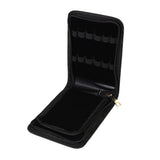 Maxbell Black Leather Pen Pocket Protector Storage Holder Bag Pen Cases for 12 Pens