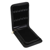 Maxbell Black Leather Pen Pocket Protector Storage Holder Bag Pen Cases for 12 Pens