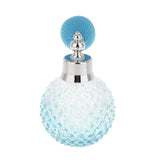 Maxbell 100ml Vintage Crystal Glass Atomizer Perfume Bottle Spray Blue Lady Gift