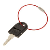 Maxbell 10x Stainless Steel EDC Aircraft Cable Wire Key Chain Car ACCS Gift Red 15cm