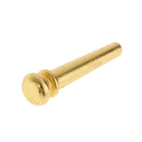 Maxbell 6Pcs Guitar Metal Bridge Pins String End Peg Block Gold