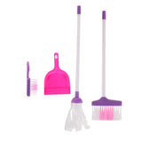 Maxbell Kids Play House Cleaning Tool Mop Broom Bucket Brush Dustpan Kit Pretend Toy