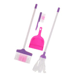 Maxbell Kids Play House Cleaning Tool Mop Broom Bucket Brush Dustpan Kit Pretend Toy