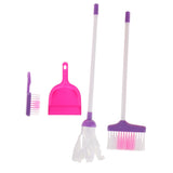 Maxbell Kids Play House Cleaning Tool Mop Broom Bucket Brush Dustpan Kit Pretend Toy