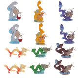 Maxbell Plastic Dragon Figures Simulation Decoration Kids Toys 12pcs