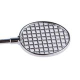 Maxbell Mini Bedminton Racket Shuttlecock Pendant Keyring Key Chain Gift White