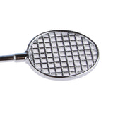 Maxbell Mini Bedminton Racket Shuttlecock Pendant Keyring Key Chain Gift Fuchsia