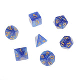 Maxbell 7X Polyhedral Dice 16mm for Dungeons and Dragons DND MTG Table Games Blue