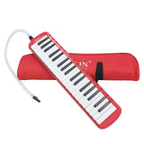 Maxbell 37 Key Melodica Musical Instrument With Carry Bag Red