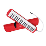 Maxbell 37 Key Melodica Musical Instrument With Carry Bag Red