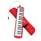 Maxbell 37 Key Melodica Musical Instrument With Carry Bag Red