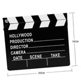 Maxbell Wooden Film Directors Clapper Board Clapper Action Board 20 x 18cm