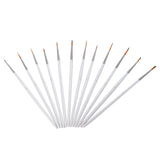Maxbell 12Pcs Paint Brush Miniature Brushes Perfect for Fine Detailing Art Painting