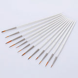 Maxbell 12Pcs Paint Brush Miniature Brushes Perfect for Fine Detailing Art Painting