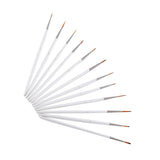 Maxbell 12Pcs Paint Brush Miniature Brushes Perfect for Fine Detailing Art Painting