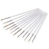 Maxbell 12Pcs Paint Brush Miniature Brushes Perfect for Fine Detailing Art Painting