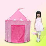 Maxbell Kids Children Indoor Outdoor Pop Up Pink Princess Castle Play Tent House Toy