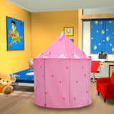 Maxbell Kids Children Indoor Outdoor Pop Up Pink Princess Castle Play Tent House Toy