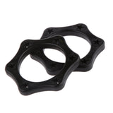 Maxbell Phenovo Hexagon Microphone Fall Shock Protector Anti Rolling Slip Ring Black