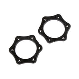 Maxbell Phenovo Hexagon Microphone Fall Shock Protector Anti Rolling Slip Ring Black
