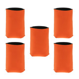 Maxbell 5x Neoprene Cooling Beer Drinks Bottle Tin Can Cooler Sleeve Holder Orange