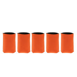 Maxbell 5x Neoprene Cooling Beer Drinks Bottle Tin Can Cooler Sleeve Holder Orange