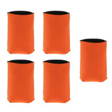 Maxbell 5x Neoprene Cooling Beer Drinks Bottle Tin Can Cooler Sleeve Holder Orange