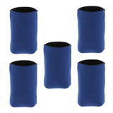 Maxbell 5x Neoprene Cooling Beer Drinks Bottle Tin Can Cooler Sleeve Holder Blue