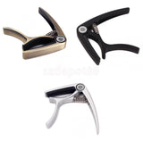 Maxbell Alloy Tuning Capo Quick Change Capo Tune Clamp Key for Ukulele Parts Bronze