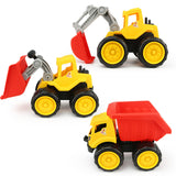 Maxbell Push Around Sand Truck Model Beach Toy for Kids-Excavator