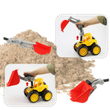 Maxbell Push Around Sand Truck Model Beach Toy for Kids-Excavator