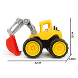 Maxbell Push Around Sand Truck Model Beach Toy for Kids-Excavator