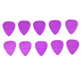 Maxbell Box of 10pcs Mixed Thickness Non Slip Guitar Picks Ukulele Plectrums Purple