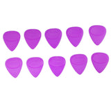 Maxbell Box of 10pcs Mixed Thickness Non Slip Guitar Picks Ukulele Plectrums Purple