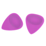 Maxbell Box of 10pcs Mixed Thickness Non Slip Guitar Picks Ukulele Plectrums Purple