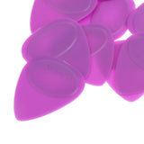 Maxbell Box of 10pcs Mixed Thickness Non Slip Guitar Picks Ukulele Plectrums Purple