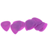 Maxbell Box of 10pcs Mixed Thickness Non Slip Guitar Picks Ukulele Plectrums Purple